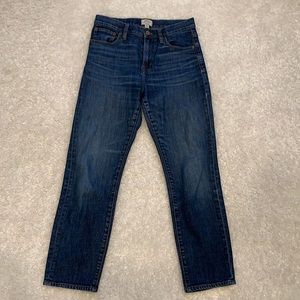 J. Crew High Rise Ankle Jeans